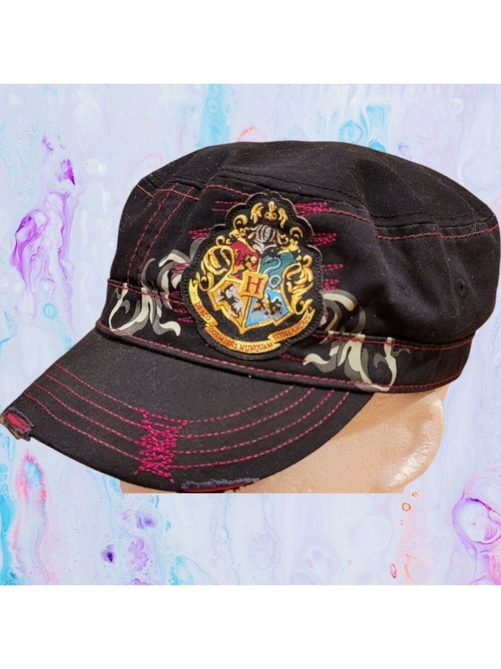 Hogwarts Patch Harry Potter Cap Cadet Army Universal Studios